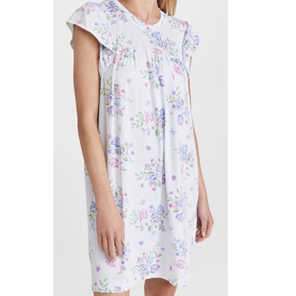 You Say Ruffle Sleeve Sleep Shirt Medium NWT